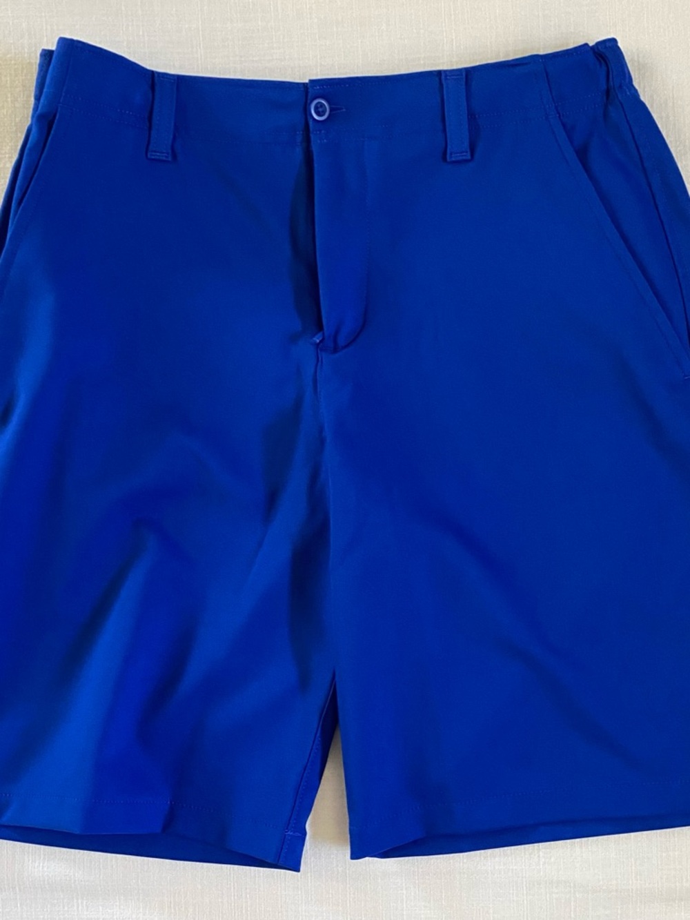 Boys Under Armour Blue Golf Shorts NWT